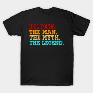 Neil Young The Man The Myth The Legend T-Shirt